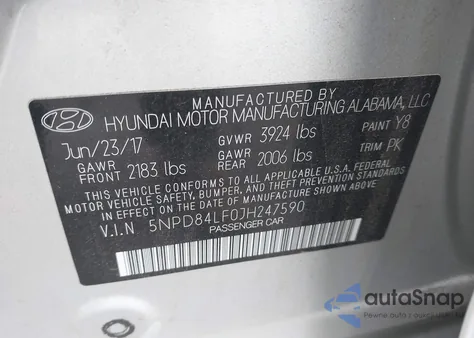 2018 Hyundai Elantra Value Edition from USA, damaged, VIN 5NPD84LF0JH247590